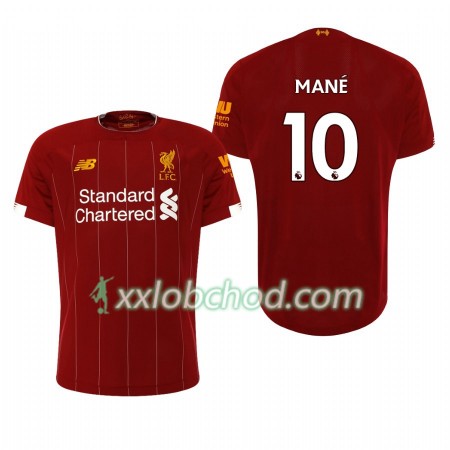 Fotbalové dresy Liverpool Sadio Mane 10 Domácí Dres 2019/20 Krátký Rukáv
